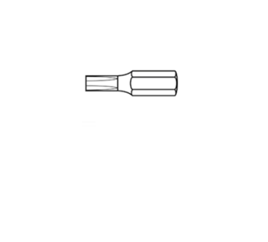 A10633/BIT 1/4"-TORX/ST-GEHARD-BLANK/T-8X89
