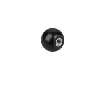 A54395~D319E/KOGELGRIPKNOP+INSERT/KS-PA-ZWART+MS/16M-4