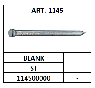 A11450/DRAADNAGEL-RUITKOP/ST-BLANK/2,7X45