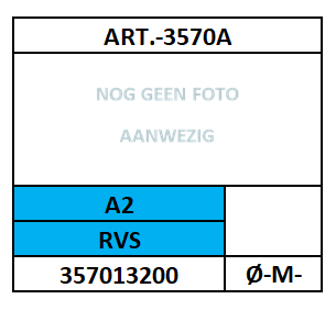 ~D3570A/DRAADBEUGEL RONDE U/RVS-A2/D22~D½"M-6X45