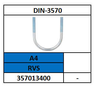 ~D3570A/DRAADBEUGEL RONDE U/RVS-A4+A2/M-8 5XNW 15