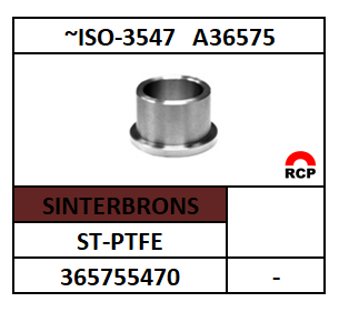 A36575~ISO3547/GLIJLAGER MET KRAAG/SINTERBONSSTAAL-PTFE/dDL-20X23X30 16,5 1,5