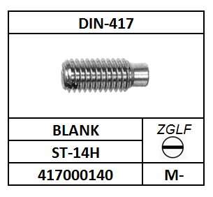 ISO7435-D417/STELSCHROEF TAP-ZGLF/ST-14H-BLANK/M-3X5