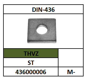 D436/VIERKLANTSLUITPLAAT/ST-tZn/M-27