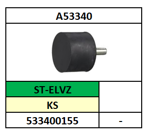 A53340/TRILDEMPER CILINDRISCH TYPE D-PM/ST-ELVZ+KS-NBR 55/D6X7-M-3X6