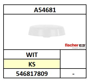 A54681/AFDEKKAP-ROND-PBK/KS-WIT/10