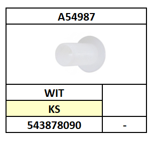 A54987/ISOLATIEHULS-KORREX/KS-WIT/M-4X10