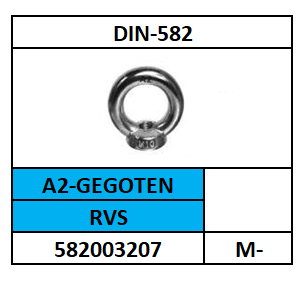 A58200~D582/OOGMOER-HANDELSUITVOERING/RVS-A2_GEGOTEN+POLIJST/M-5