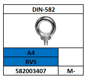 A58200~D582/OOGMOER-HANDELSUITVOERING/RVS-A4-GEGOTEN+POLIJST/M-6