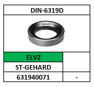 D6319D/SLUITRING VERZONKEN/ST-GEHARD-ELVZ/M-27