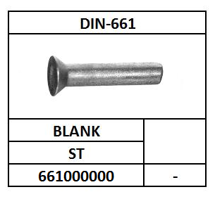 D661-302/KLINKNAGEL-PLVK/ST-BLANK/2X6