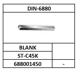 D6880/SPIEENSTAAL/ST-C45K-BLANK/45X25X1000