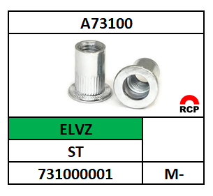 A73100/BLINDKLINKMOER OPEN ROND-CK/ST-ELVZ/M-3X11_KB-0,5-2,5