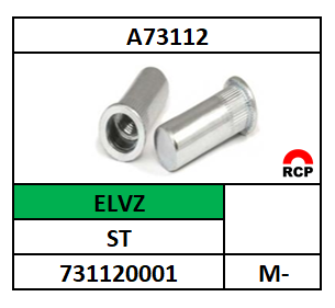 A73112/BLINDKLINKMOER GESLOTEN ROND-PLVK/ST-ELVZ/M-3X16_KB-1,5-3,5