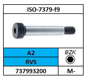 ISO7379f9/PASSCHROEF-BZK/RVS-A2/(M-3)D4X4