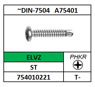 ~ISO15481~D7504NH/BOORSCHROEF-PHKR-PANCK/ST-ELVZ/2,9X9,5