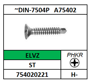 ~ISO15482~D7504PH/BOORSCHROEF P#SDS-PHKR-PLVK/ST-ELVZ/H-