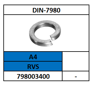 D7980/VEERRING TBV CILINDERKOPSCHROEF/RVS-A4/M-3