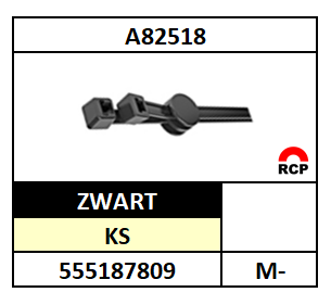 A55218/KABELBUNDELBAND-DUO/KS-PA6.6-ZWART/W3-4,6X200