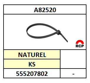 A55200/KABELBUNDELBAND/KS-PA6.6HS HITTE STABIEL-NATUREL/W3-4,8X12028