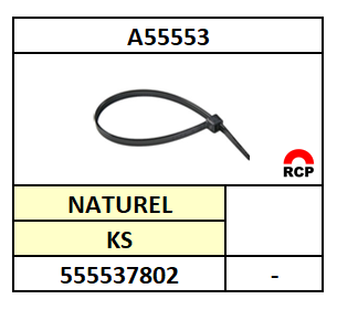 A55224/KABELBUNDELBAND KLEEFBLOK/KS-PA6.6-NATUREL/W3-5,4