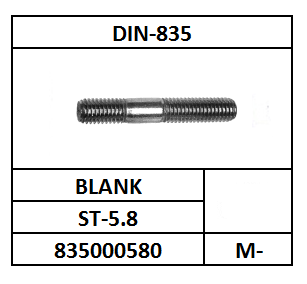 D835/TAPEIND-2XD/ST-5.8-BLANK/M-6X16