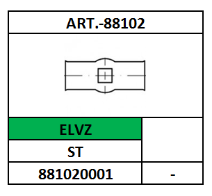 A88102/SLUITPLAAT-TBV SLOTBOUT/ST-ELVZ/9