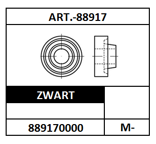 A88917/AFDICHTRING/EPDMZWART/M-10+M-12