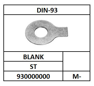 D93/LIPBORGPLAAT-ENKEL/ST-BLANK/M-3