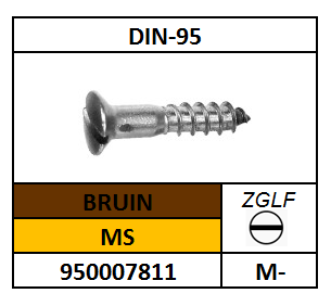 D95/HOUTSCHROEF-ZGLF-BVK/MS-BRUIN/3X16