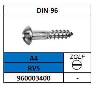 D96/HOUTSCHROEF-ZGLF-BCK/RVS-A4/2,5X10