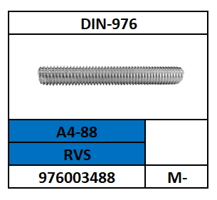 D976_1/DRAADSTANG/RVS-A4_8.8/M-5X1000