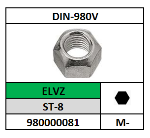 ~ISO10513-D980VM/ZESKANTBORGMOER VOLMETAAL/ST-8-ELVZ/MF-8X1